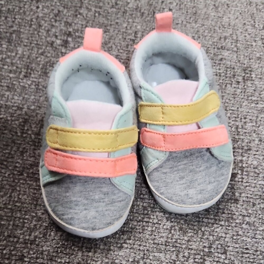 Colorful Kids Shoes with Velcro Straps
